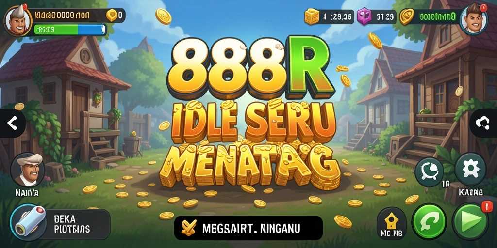 Tampilan gameplay <strong>888R</strong> yang seru dan interaktif dalam mode Idle.