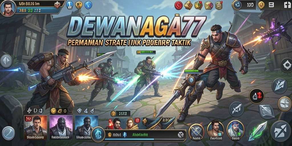 Tampilan gameplay yang menegangkan di DEWANAGA77.