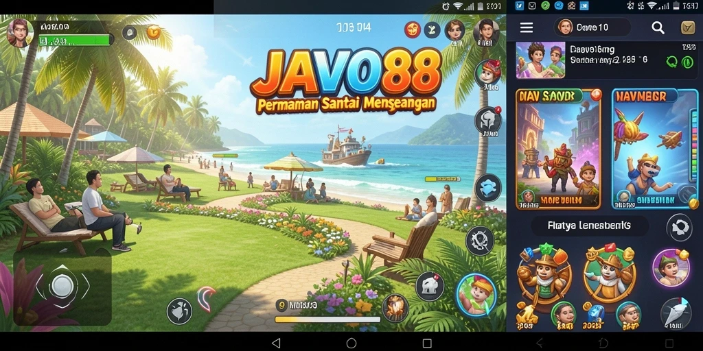 Tampilan gameplay menarik dari JAVO88 yang mengasyikkan.
