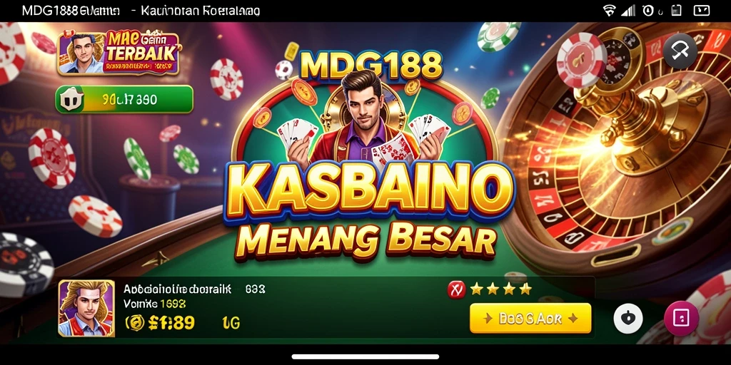 Tampilan gameplay Kasino di MDG188 yang mengasyikkan.