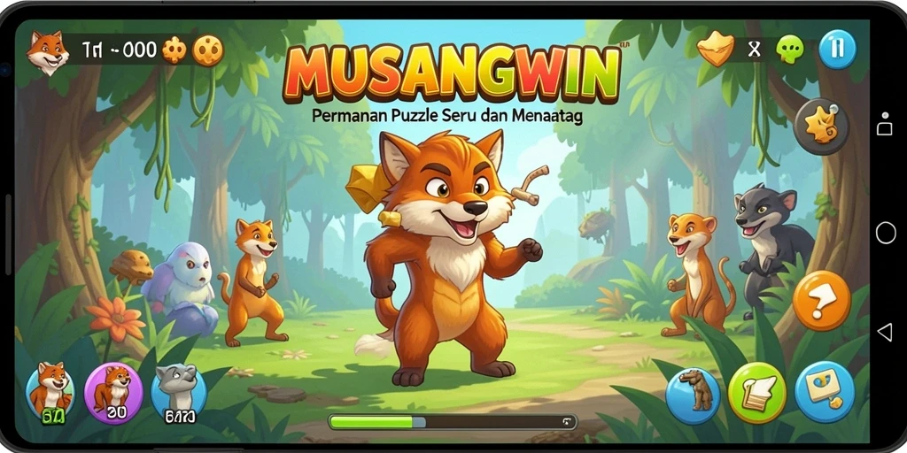 Tampilan dari gameplay <strong>MUSANGWIN</strong> yang penuh tantangan dan keseruan.
