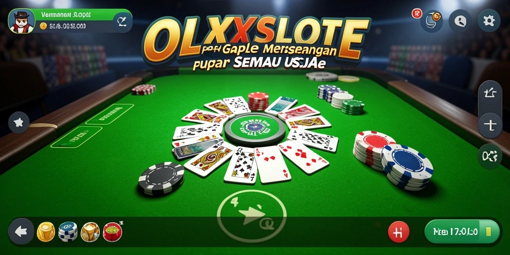 Screenshot gameplay Gaple yang menampilkan momen seru permainan.