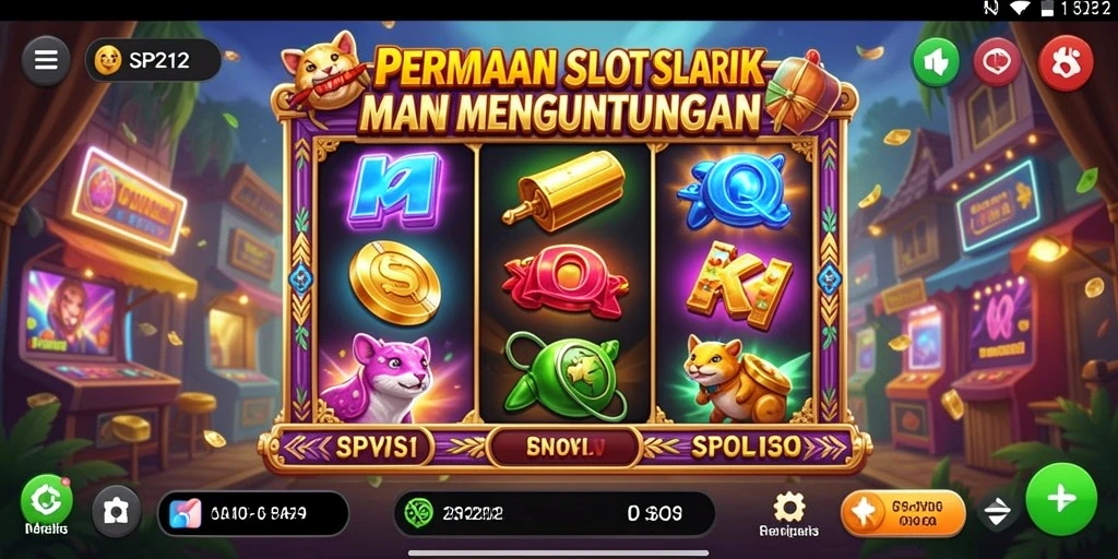 Screenshot gameplay SP212 yang menampilkan keseruan saat bermain Slot.